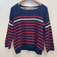 rivet & surge ボーダーニット 長袖