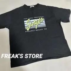FREAK’S STORE ロゴプリントTシャツ ブラック 半袖