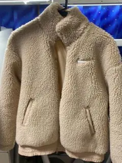 NIKE ナイキ ボアジャケット シェルパ フリース ベージュ レディース M