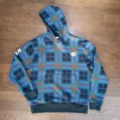 JORDAN タータンチェックパーカー