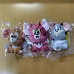 トムとジェリー　エンジェル＆デビル　マスコット　３個セット