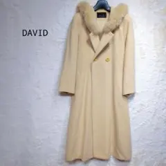 ✨️美品♡DAVIDデイビッドウール アンゴラ60% ベージュ ロングコート