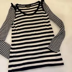 【美品】TORRAZZO DONNA ストライプ長袖トップス