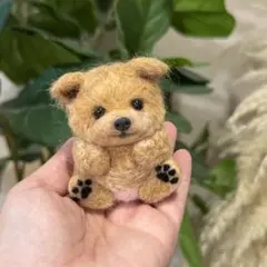 ヨークシャテリア うちの子 テディベア 羊毛フェルト ペット 手足が