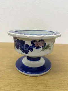古伊万里　盃洗　はいせん　染付 鉢 高台 陶器 伝統工芸　アンティーク 古伊万里 盃洗 はいせん 染付 鉢 高台 陶器 伝統工芸 アンティーク