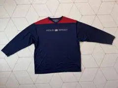 POLO SPORTS ラルフローレン　ゲームシャツ　ビンテージ　メッシュ
