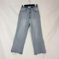 Q.anos キュアノス　カットオフ ストレッチデニムのサムネイル