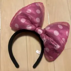 ディズニー ミニーマウス カチューシャ ピンク