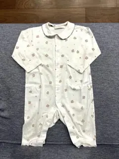 BURBERRY 動物柄プリントロンパース 70cm