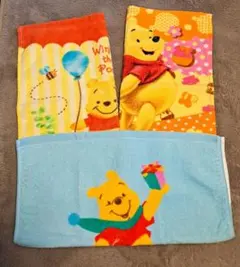 ウィニー・ザ・プー タオルハンカチ ３枚セット