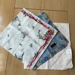 クリスチャン・ディオール＆ユキトリ &あふたヌーンハンカチ3枚セット