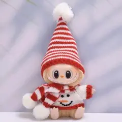 【新品】LABUBU 服 雪だるま スノーマン ニット 3点セット