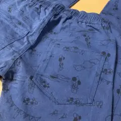 poudoudou スキニーパンツS〜M 紺色 美品