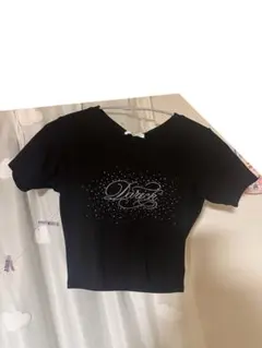 ダーリッチ　Tシャツ　ビジュー　ロゴ　ブラック　darichのサムネイル