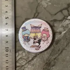 サンリオキャラクター 缶バッジ クロミ　リトルツインスターズ