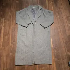 BACK NUMBER グレー ロングコート