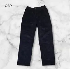 Gap ギャップ コーデュロイ ストレートパンツ XS ネイビー ウエストゴム
