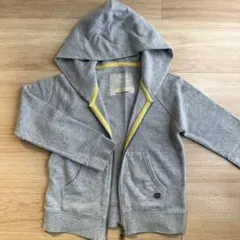 【SUNNY Landscape 】120 グレー パーカー　ジップアップ