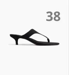 【美品】H&M トングサンダル 38 キトンヒールサンダルのサムネイル