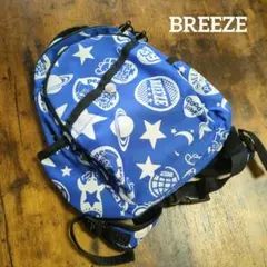 BREEZE 宇宙柄リュック 　キッズ　Sサイズ　ブルーのサムネイル