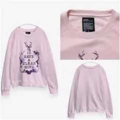 *graniph*グラニフ DEERグラフィック 裏パイルピグメント スウェットのサムネイル