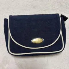 Christian Dior ネイビー ポーチ