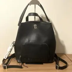デシグアル　 3way ミニバックパック リュック ハンドバッグ　レザー　ロゴ