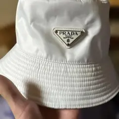 PRADA ホワイト バケットハットL 楽天市場】【中古】PRADA × adidasバケットハット ホワイト サイズ：L