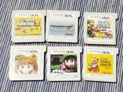 ニンテンドー3DS ゲームソフト 6本セット マリオ ルイージ