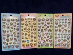 ヒスミニ 立体シール 4枚セット