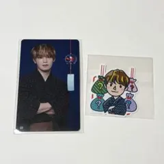 JO1 祭り 與那城奨 トレカ 122 ラントレ 縁日 景品 ステッカー セット