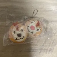 ディズニー　チップ＆デール　パン　スクイーズ　キーホルダー　未使用☆