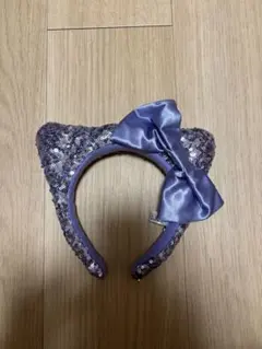 キティ スパンコールカチューシャ 紫