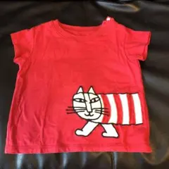 Tシャツ 赤　80cm リサラーソン　マイキー