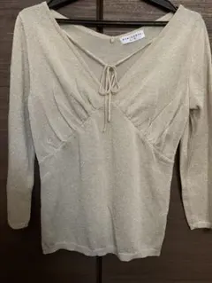 組曲SIS★ゴールドラメカットソー2★新品