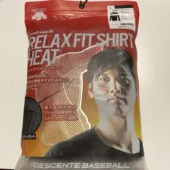 未使用　デサント　アンダーシャツ丸首　長袖　ブラック　L 定価4290円裏起毛