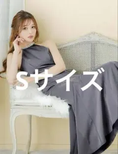 DEA. ディア バイ ローブドフルール ホルタービジューサテンロングドレス