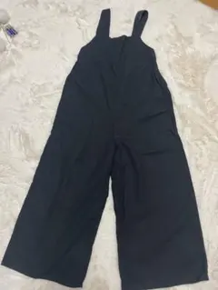 ブラックオーバーオール 130サイズ
