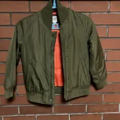 GAP MA-1スタイルジャケット カーキかっこいいおしゃれさんに