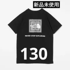 THE NORTH FACE【kids】バンダナスクェアロゴTシャツ130