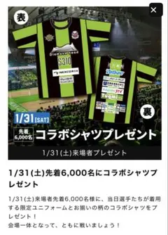 レバンガ 北海道　コラボシャツ