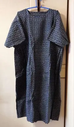 #ハンドメイド#リメイク#浴衣#ワンピース#墨染め#未使用品#Ｆ