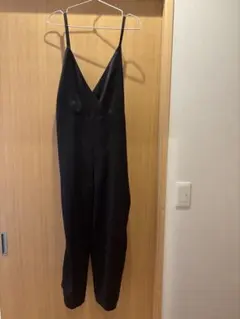 ブラック Vネック サロペット Mサイズ　LEPSIM