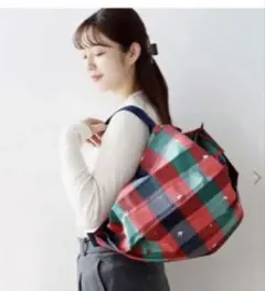 新品 Shupatto 保冷バッグ 20L familiar ファミリアチェックのサムネイル