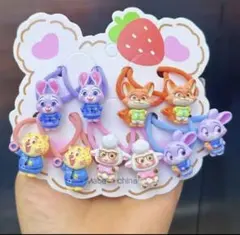 未使用　ズートピア　ヘアゴム　10個セット