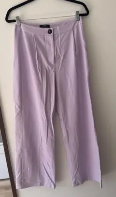 Bershka 薄紫 ワイドパンツ EUR34