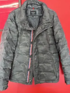 BEAMS HEART グレー ダウンジャケット