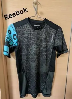 コンプレッションシャツ M　半袖 幾何学 プレイアイス 接触冷感　Reebokのサムネイル