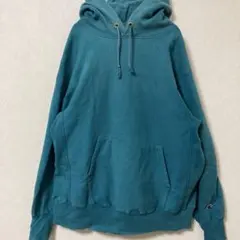 チャンピオン　リバースウィーブ　90’s 目無し　USA製　青