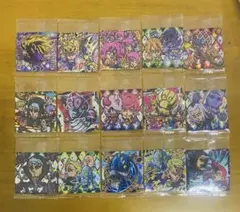 ジョジョの奇妙な冒険 シールウエハース 黄金の風 5部15枚セット